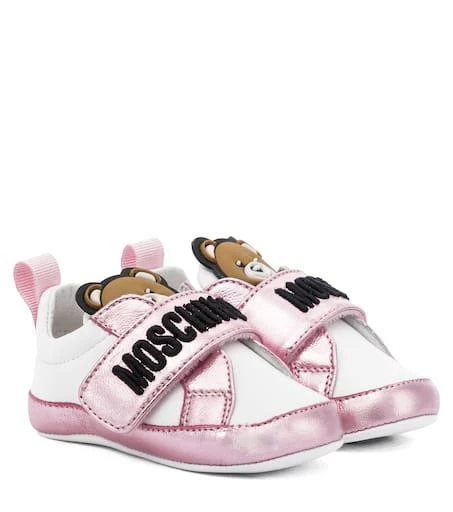 Moschino Baby leather sneakers 1