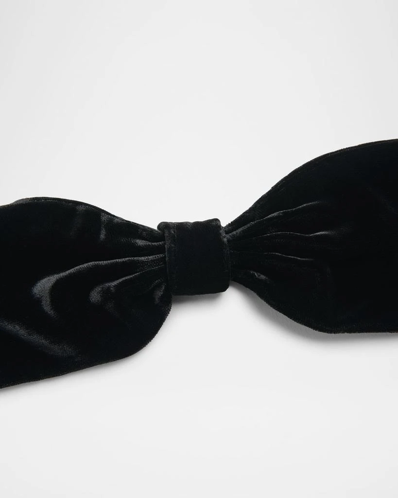 Valentino Men's Valentie Velvet Bow Tie 3