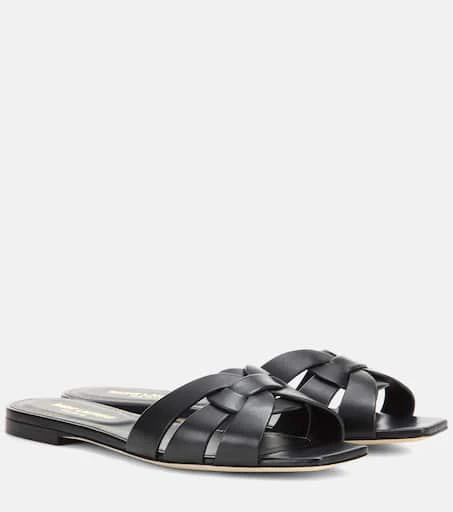 Yves Saint Laurent Tribute Nu Pieds 05 leather sandals 1