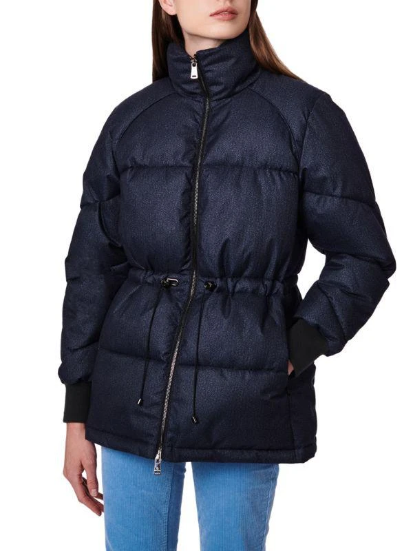 Bernardo Herringbone Puffer Jacket 1