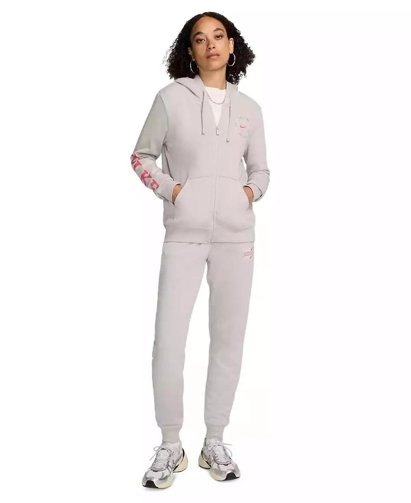 NIKE Women's Sportswear Club Fleece Full-Zip Hoodie 4