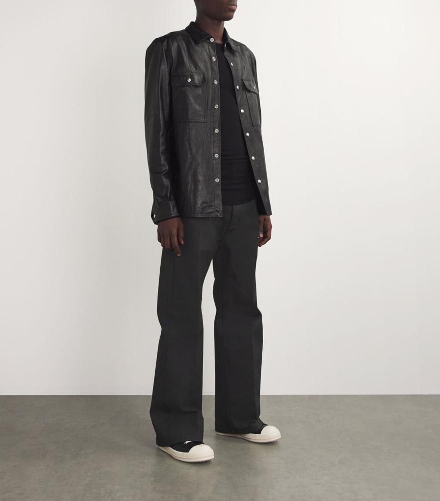 Rick Owens Waxed Geth Jeans