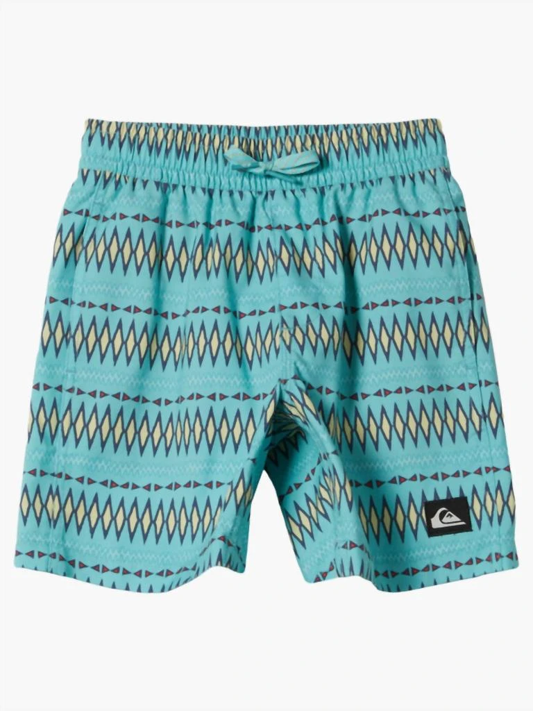 Quicksilver Toddler Little Boys Everyday Heritage Swim Shorts In Marine Blue 1