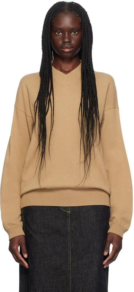 Studio Nicholson Tan Fiore Sweater 1