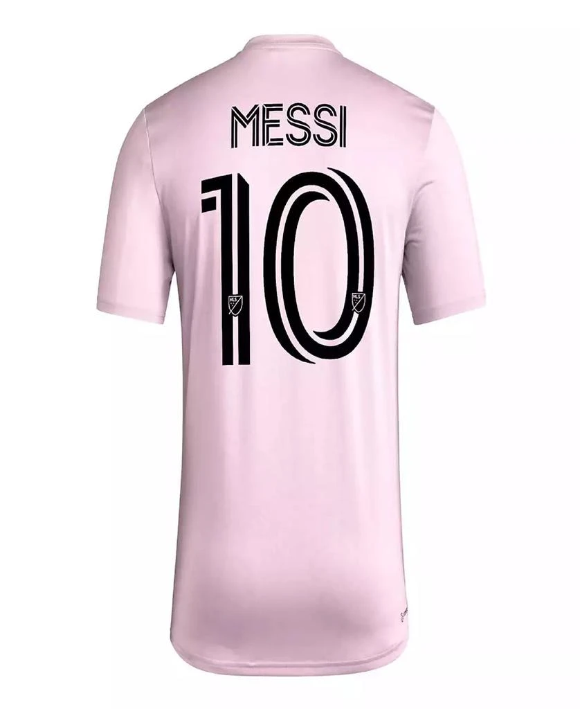 Adidas Men's Lionel Messi Pink Inter Miami CF Pregame T-Shirt 3