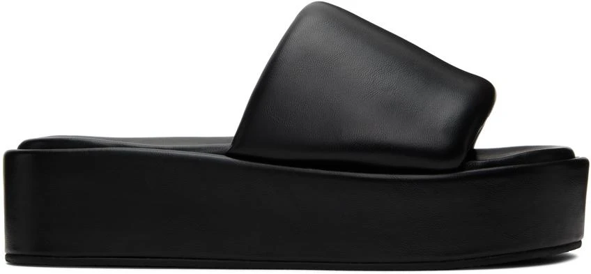 STAND STUDIO Black Phoebe Flatform Sandals 1