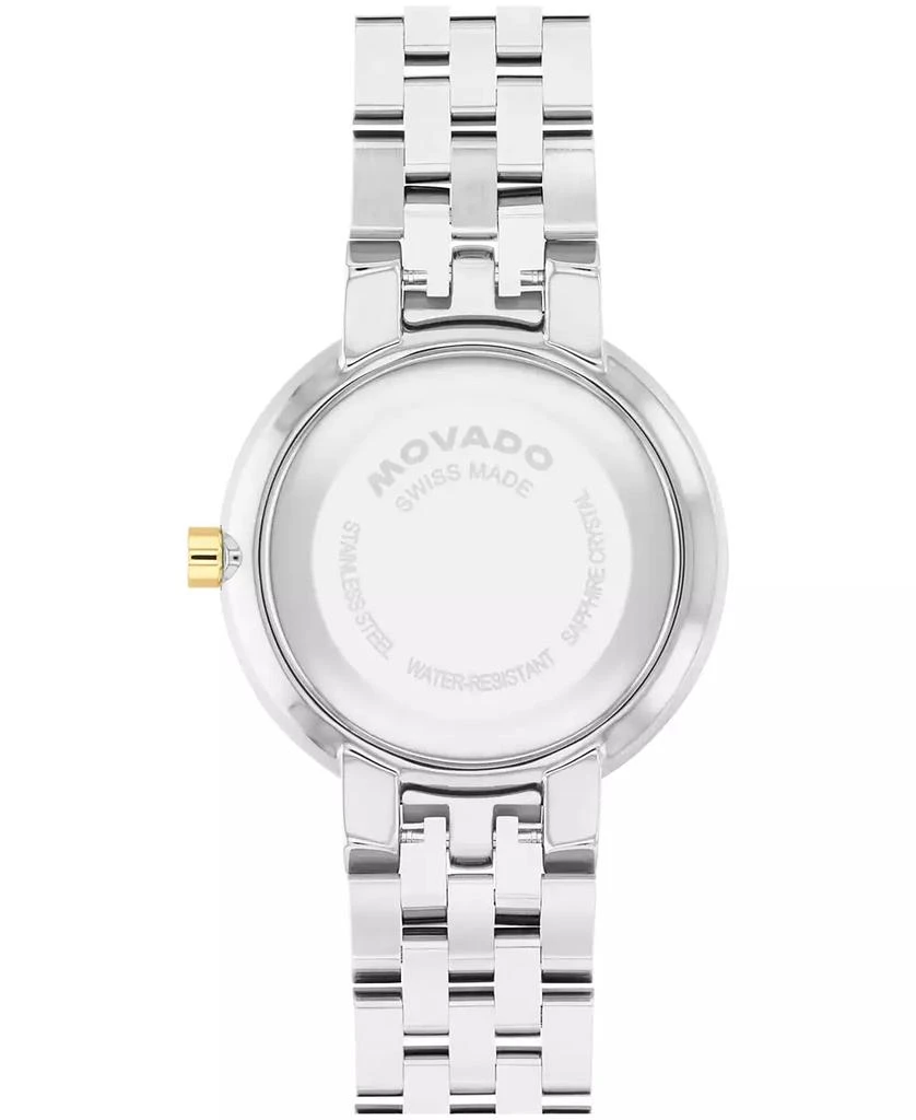 Movado Women's Museum Classic Lab Grown Diamond Swiss Quartz Stainless-Steel Light Yellow PVD Watch, 29.5mm 3