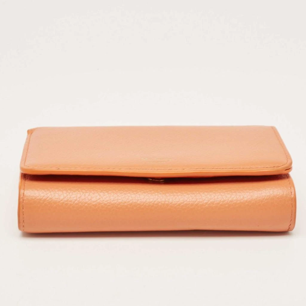 Mulberry Mulberry Orange Leather Flap Continental Wallet 10