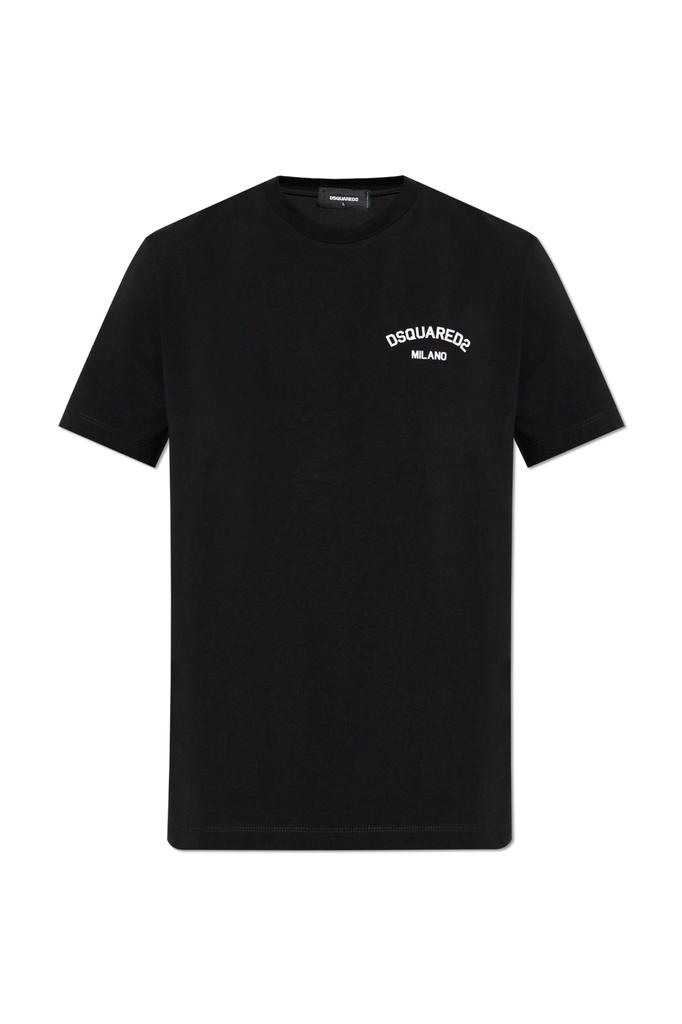 【D SQUARED2】Loose Fit Maxi Logo T-Shirt DSQUARED2 Dsquared2 Icon New Generation Loose Fit Maxi Logo