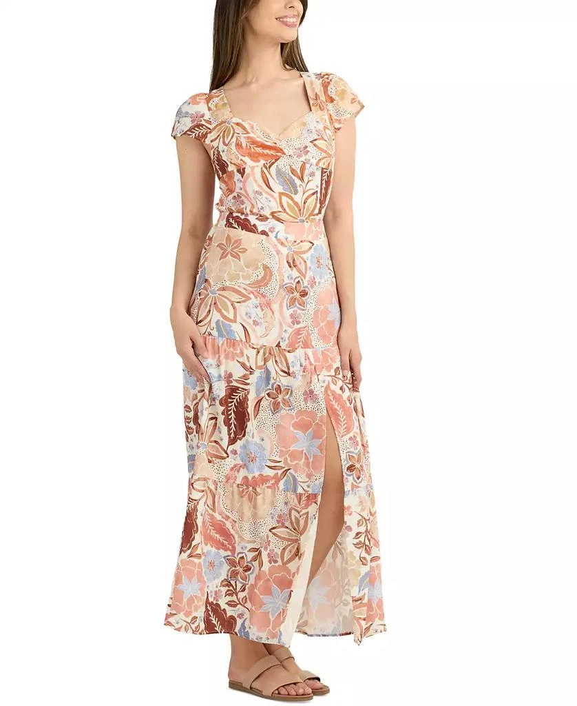 BCX Juniors' Sweetheart-Neck Cap-Sleeve Top 4