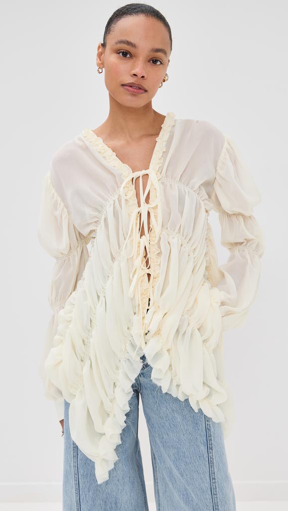 Rokh Puff Sleeve Blouse