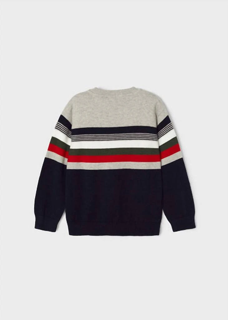 Mayoral Boy's Striped Knit Sweater 2