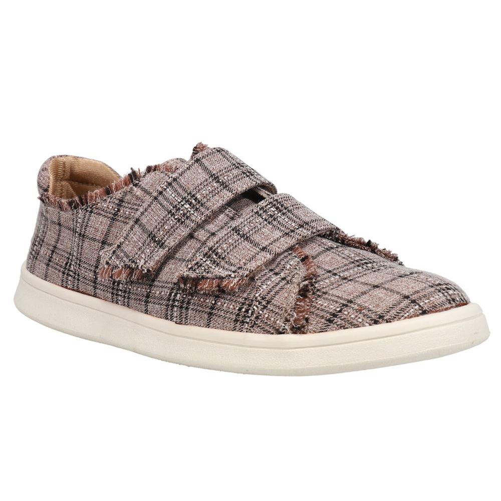 LifeStride Nonstop Plaid Slip On Sneakers