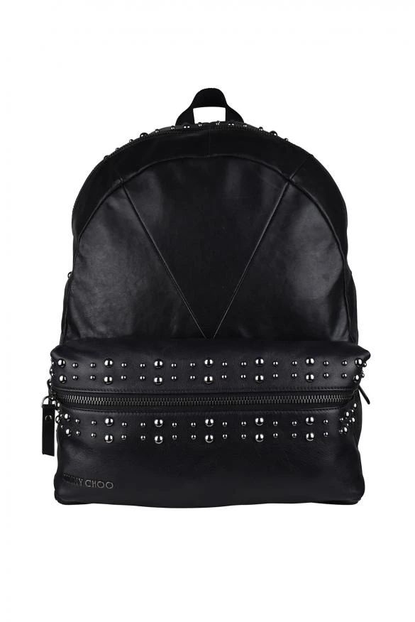 Jimmy Choo Luxury backpack wilmer jimmy choo black studded backpack 1