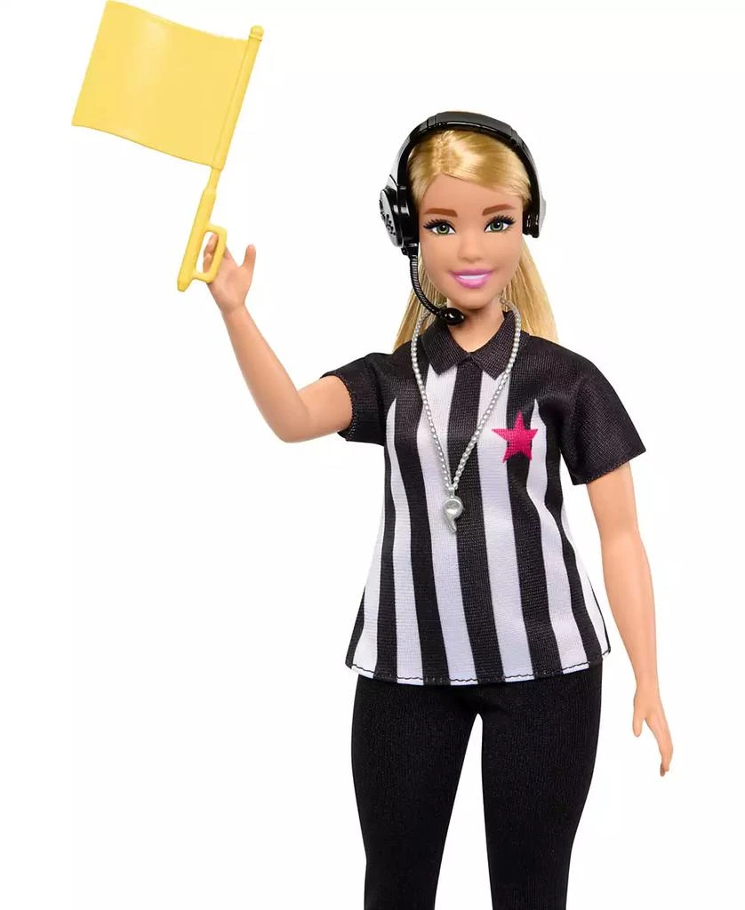 Barbie Dolls, Set of 4 Sports Career Dolls and 8 Accessories with General Manager, Coach, Referee and Sports Reporter 3