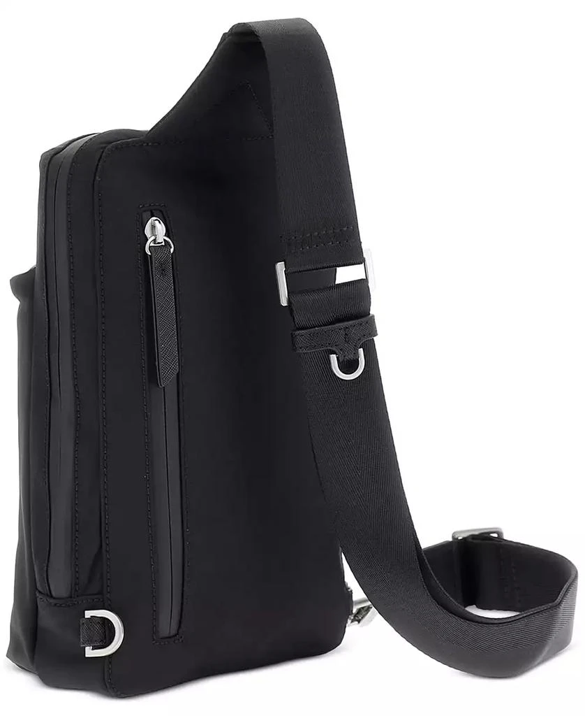 GUESS Men's Crossover Zip Logo Sling Bag 6