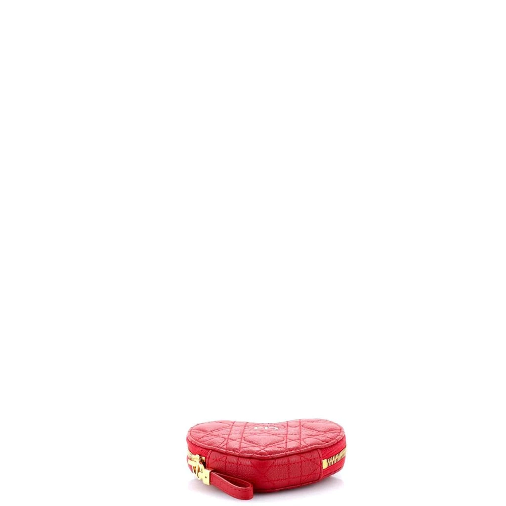 Dior DiorAmour Caro Heart Pouch with Chain Cannage Quilt Calfskin 4