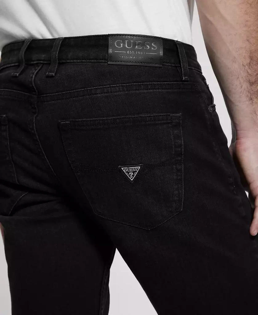 GUESS Men's Finnley Black Tapered Jeans 4