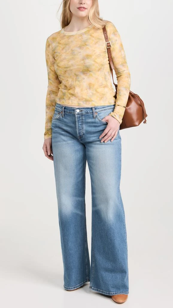 REDONE Mid Rise Wide Leg Jeans 8
