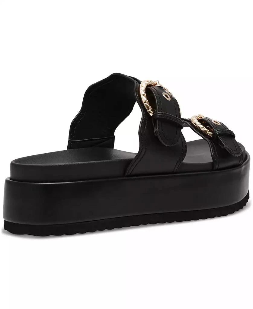 DV Dolce Vita Serpent Double Band Footbed Platform Sandals 6