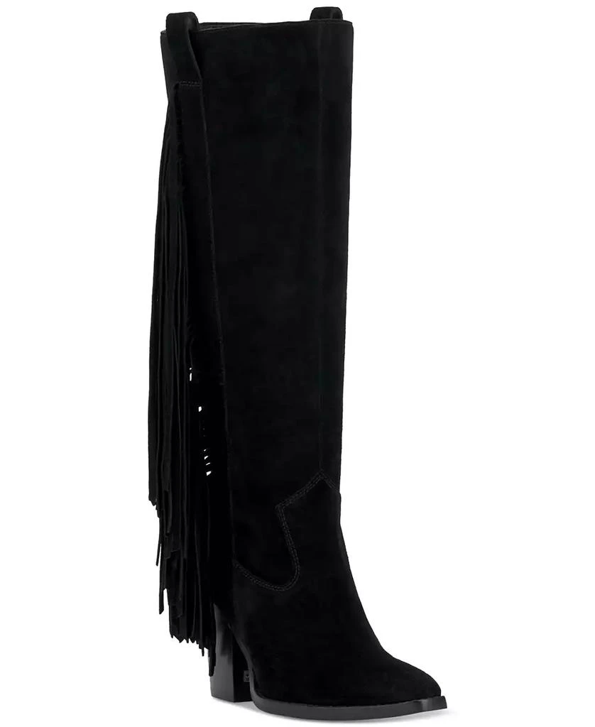 Vince Camuto Women's Pelia Fringe Knee-High Cowboy Boots 1