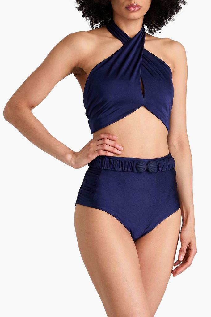 JOHANNA ORTIZ Lugarena halterneck bikini top
