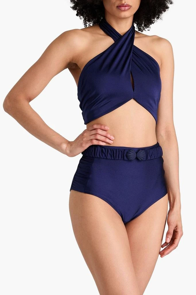 JOHANNA ORTIZ Lugarena halterneck bikini top 2
