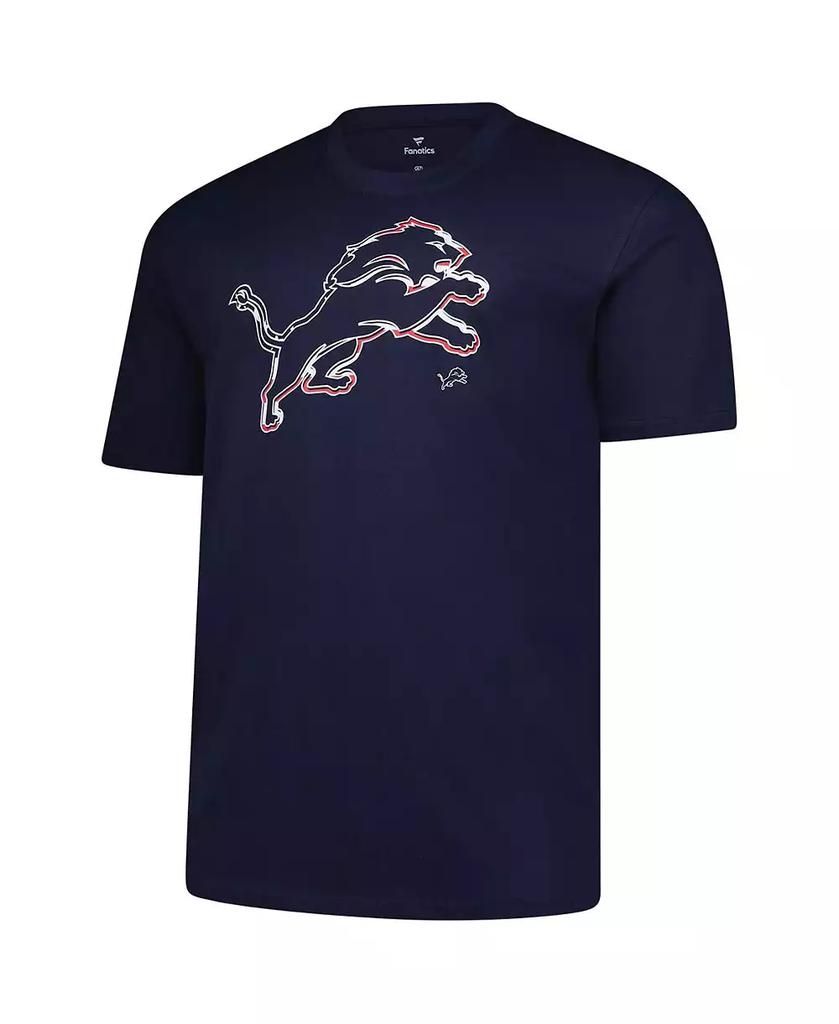Fanatics Men's Navy Detroit Lions Big Tall Americana T-Shirt