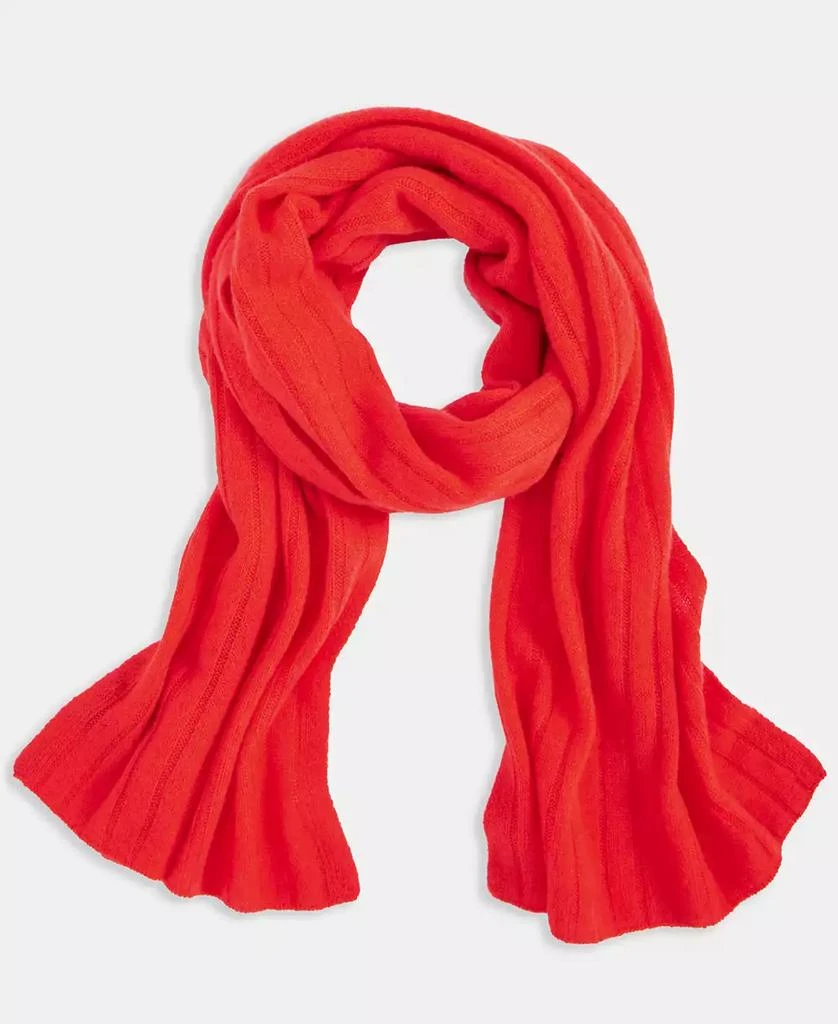 Charter Club Ribbed 100% Cashmere Scarf, Created for Macy
s
