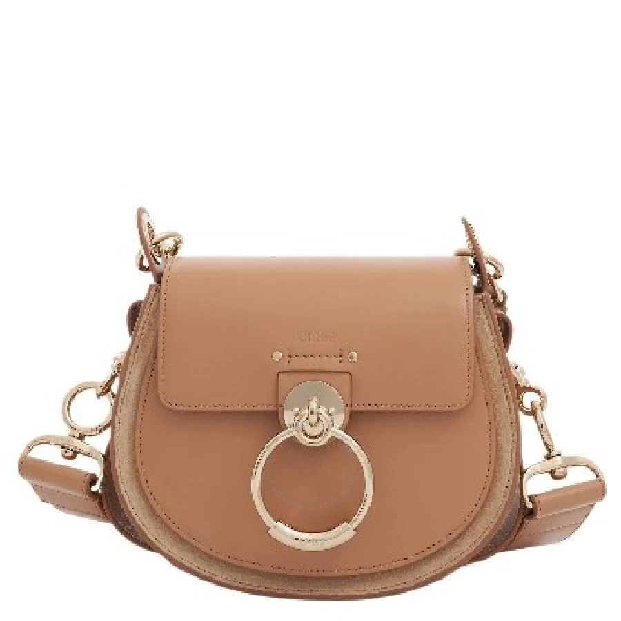 Chloé Tess Small Shiny And Suede Calfskin Shoulder Bag 1