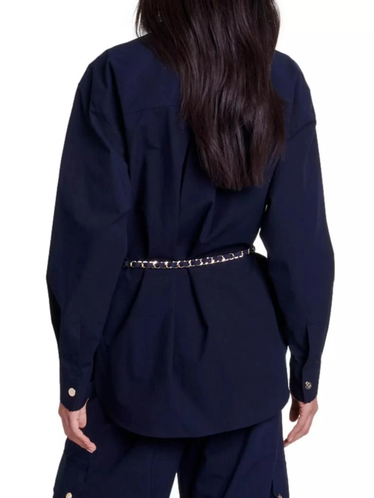 Maje Belted Long Shirt 4