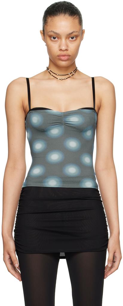 Miaou Gray & Blue Enzo Camisole