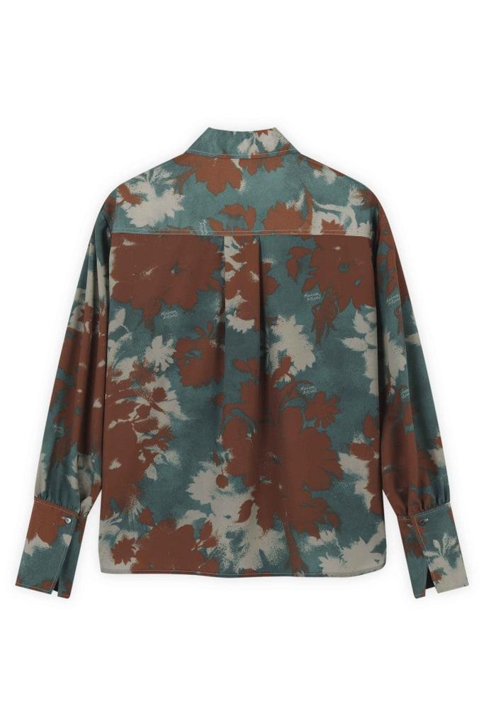 Maison Kitsune Crepe De Chine Shirt