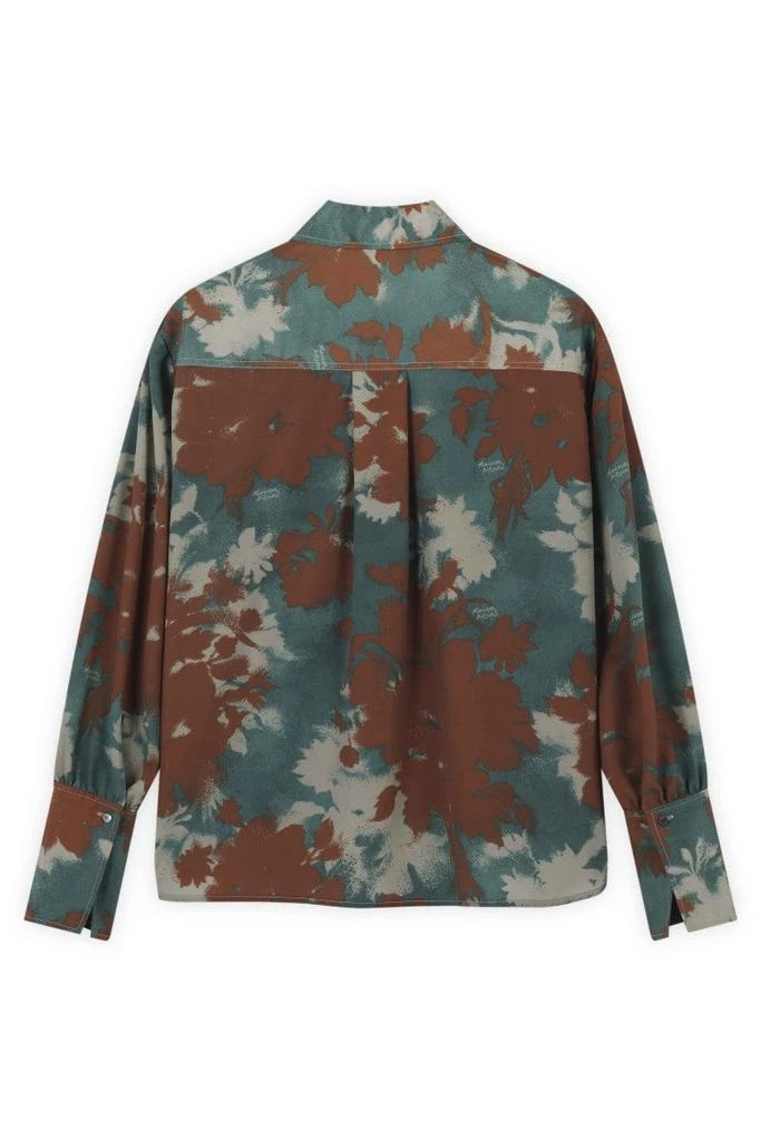 Maison Kitsune Crepe De Chine Shirt 2