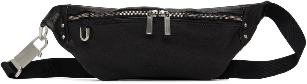 Rick Owens Black Concordians Geo Bumbag Pouch 1