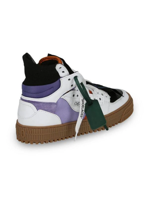 Off-White Logo Leather Sneakers 3