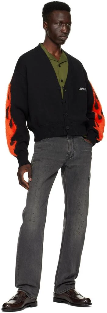 Givenchy Black Straight-Fit Jeans 4