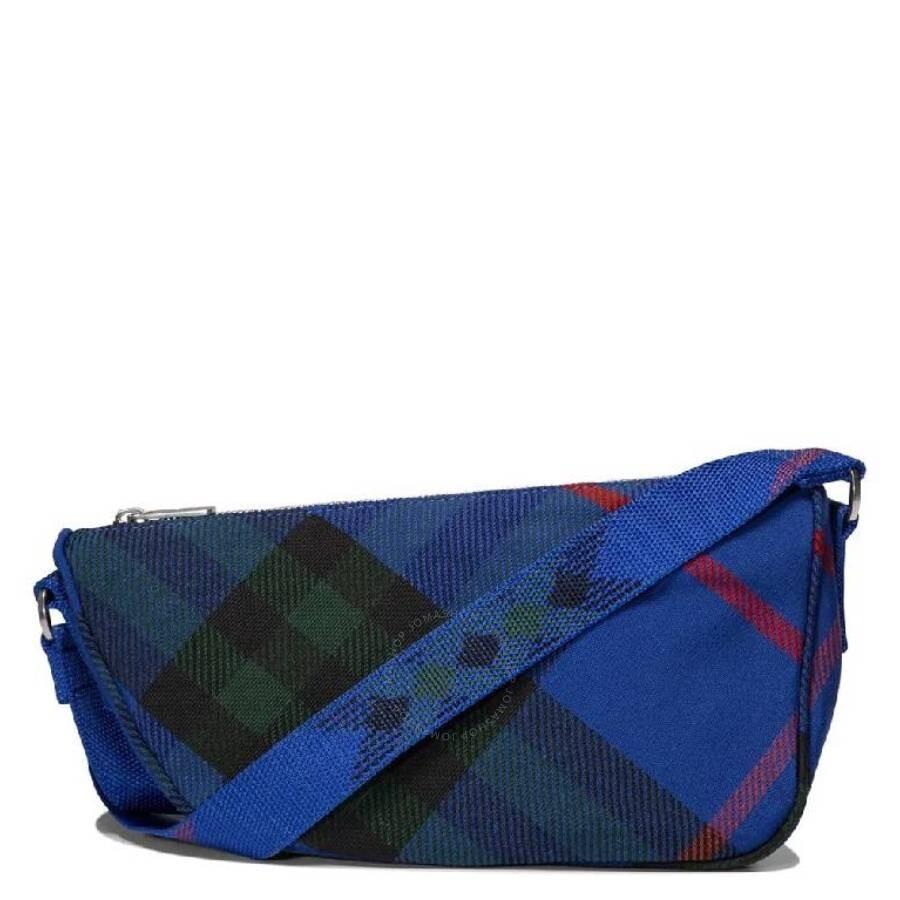 ショルダーバッグ BURBERRY SHIELD CHECK JACQUARD MESSENGER BAG Burberry Shield Check Jacquard Messenger Bag LICHEN