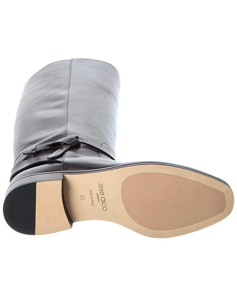 Jimmy Choo Lawton KB Leather Knee-High Boot 4