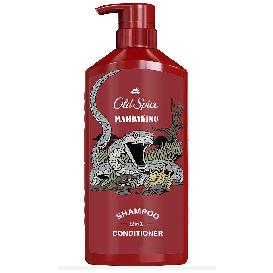 Old Spice MambaKing 2 in1 Men's Shampoo and Conditioner Sensual plum and berry swirled