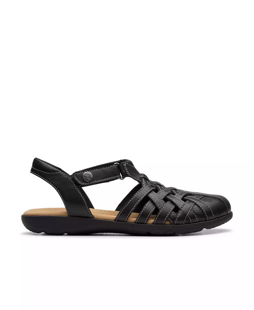 Clarks Collection Women's Elizabelle Mia Riptape Flat Sandals