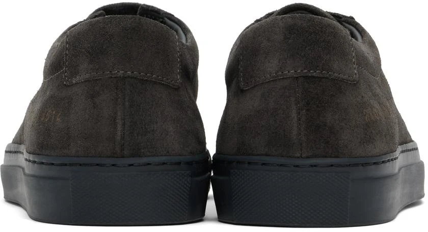 Common Projects Gray Original Achilles Suede Sneakers 2