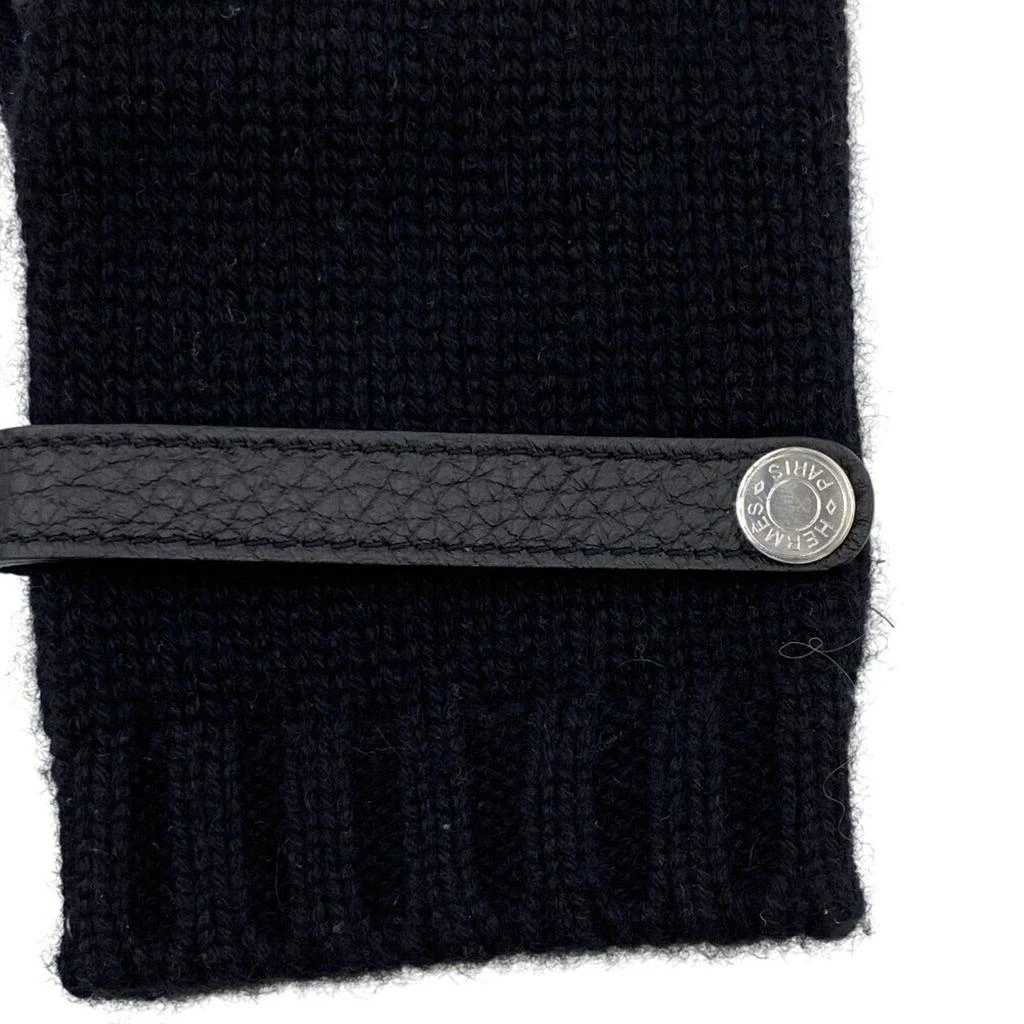 Hermes Cashmere Leather Warm Gloves (Pre-Owned) 3