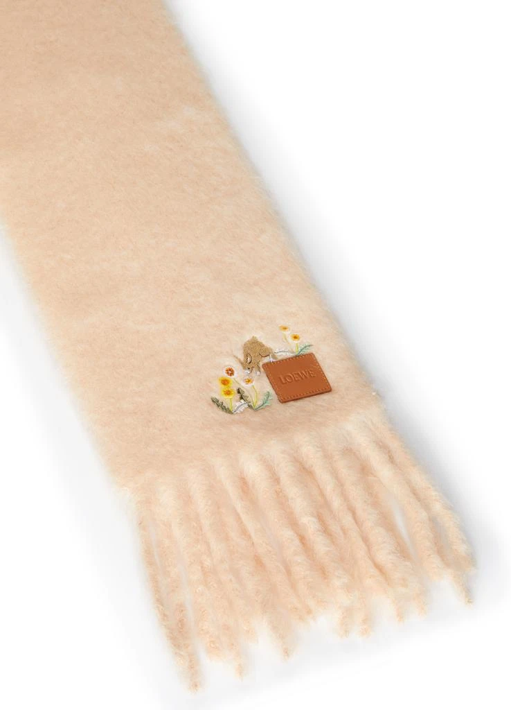 Loewe x Suna Fujita - Bunny mohair and wool scarf 4