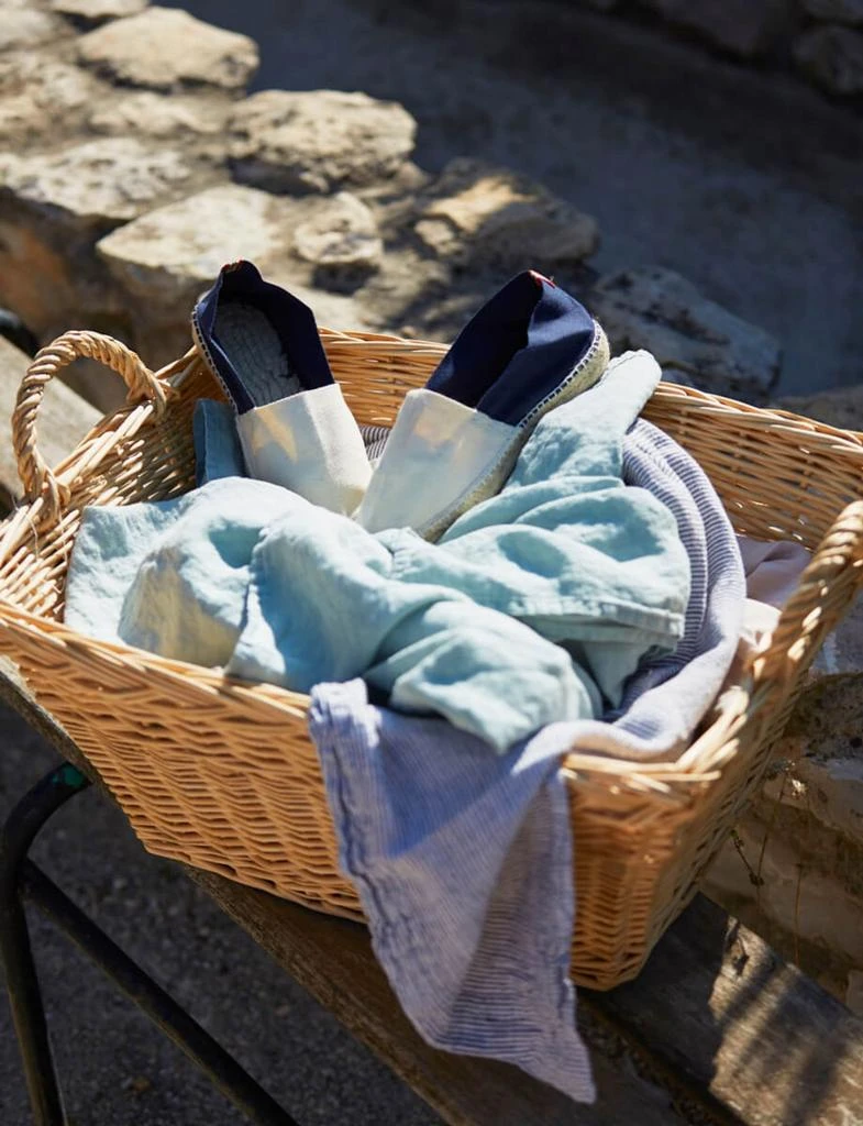 INES DE LA FRESSANGE PARIS Aglae espadrilles ecru navy 6