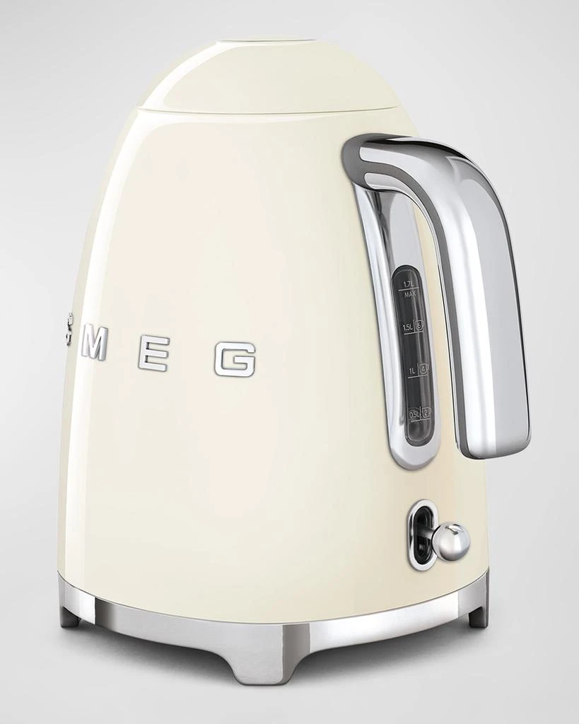 Smeg Retro Electric Kettle, Polished White 3