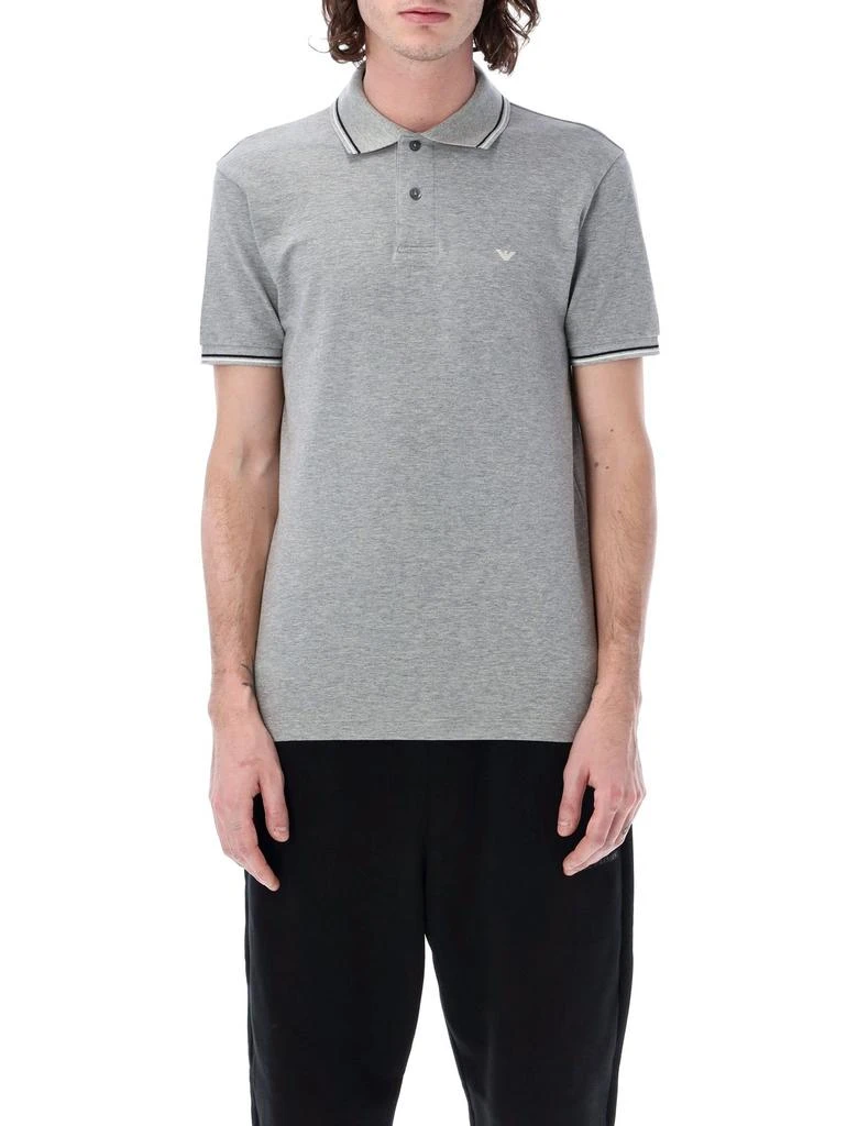 Emporio Armani Emporio Armani Logo Detailed Polo Shirt 3