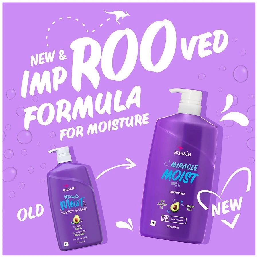 Aussie Paraben Free Conditioner, With Avocado & Jojoba Oil Avocado & Jojoba Oil 3