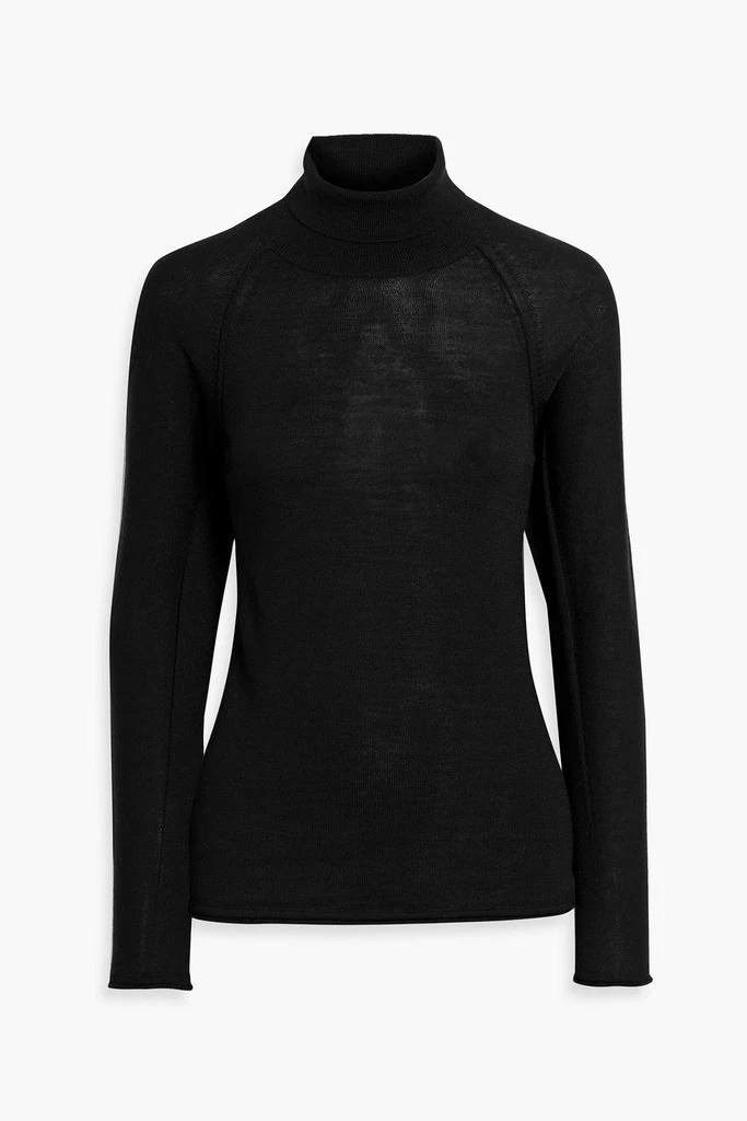 IRIS & INK Anna merino wool turtleneck sweater 1