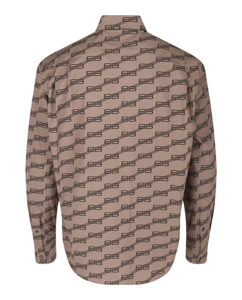 Balenciaga Monogram Long Sleeve Shirt